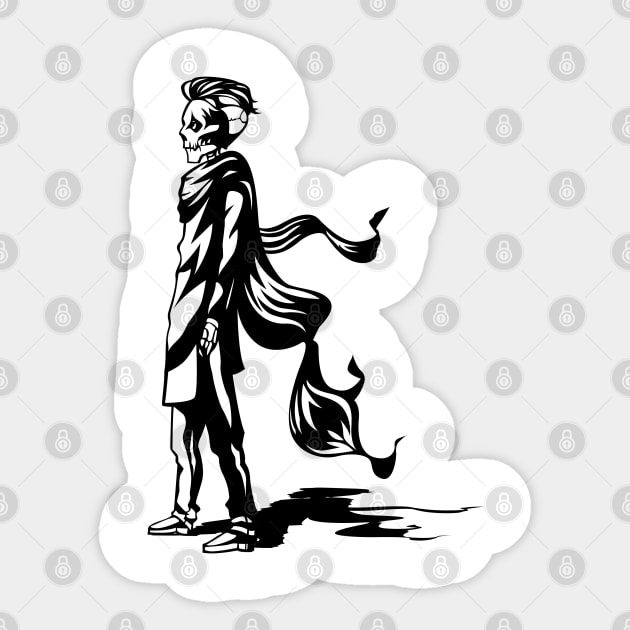 Waiting for Death Sticker by Whatastory